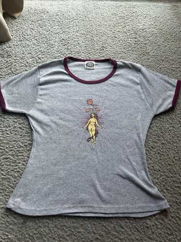 90s古着　Sarah McLachlan ヴィンテージTシャツ　白　XLサイズ 古着 90s Canada製 SARAH McLACHLAN 「SOLACE」 ムービー ポップ