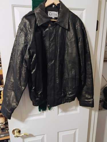 80’s cellini collection flight jacket 80's cellini collection flight jacket 80s Cellini Black