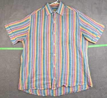 トップス 80s 90s \"Puro Lino\" linen shirt EURO 80s 90s Puro Lino linen shirt EURO