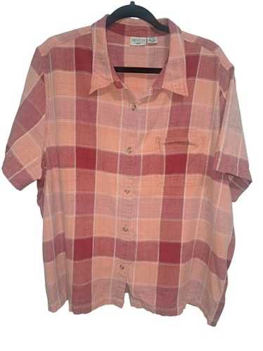 Carolina Colours Plus 26W Rust Color Button Down … - image 1