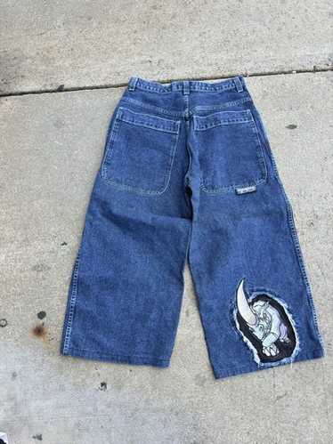 パンツ 90s JNCO JNCO Vintage Jeans 90s Solid State Wide Leg Rave Pants Rare