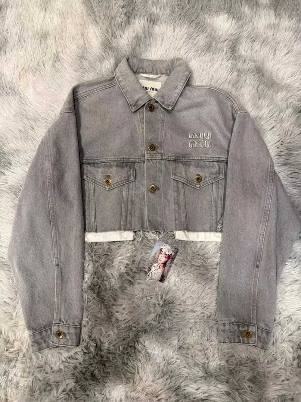 Miu Miu Miu Miu Buttoned Denim Jacket. - image 1