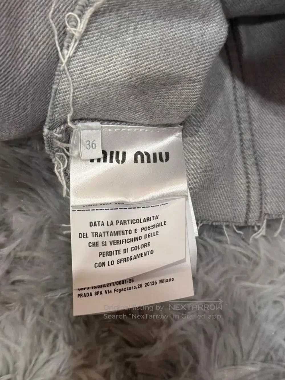 Miu Miu Miu Miu Buttoned Denim Jacket. - image 5