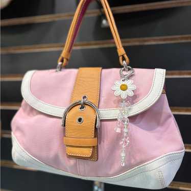 バッグ Coach Soho pink Hobo Shoulder Bag Coach Soho pink Hobo Shoulder Bag