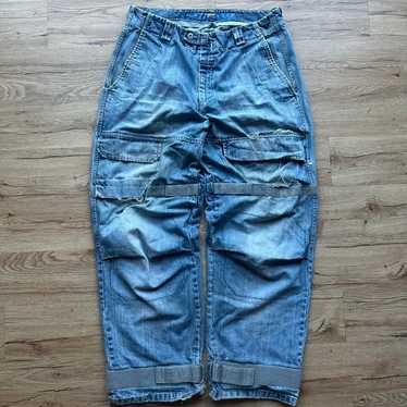 MARITHÉ FRANÇOIS GIRBAUD cargo pants Early 2000s Marithe Francois Girbaud Bondage Cargo Pants