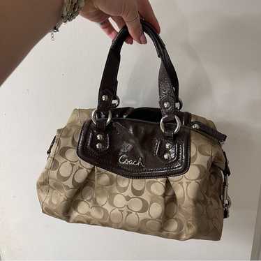 新品未使用✴︎coach Signature Ergo Bagハンドバッグy2k COACH Y2K Vintage Ergo Signature Belted Horsebit Hobo
