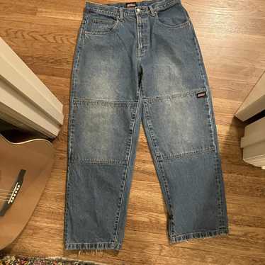 Elicar23 Supreme×Dickies Double Knee Supreme Dickies Double Knee Baggy Jean Washed Black Men's