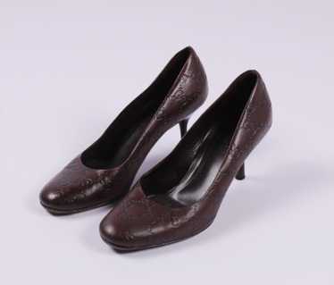 靴 Vintage Gucci Monogram Heels 36 1/2 s-l400.jpg