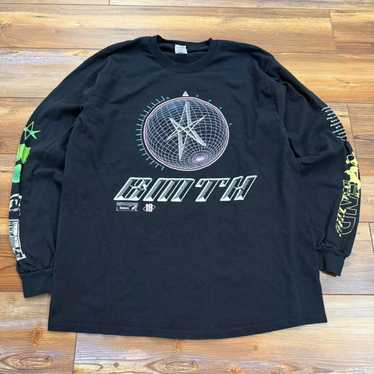 bring me the horizon スカル　ロンT ロゴ　BMTH XL Metal Logo Black Longsleeve T-Shirt | Official Store | Bring