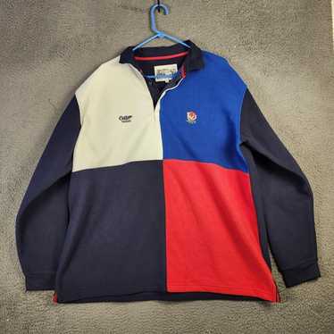Cotton Traders VTG England 1997 ラガーシャツ Vintage cotton traders england - Gem