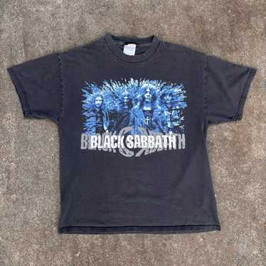 ミュージシャン 90s Ozzy Osbourne vintage black sabbath Vintage 90s Ozzy Osbourne Bloody Black Sabbath 3/4 Sleeve