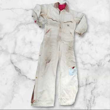【USA-vintage】carhartt cover-all 80s 90s Vintage carhartt lined coveralls - Gem