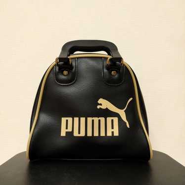 【レア】90s PUMA レザーボストンバッグ y2k PUMA - PUMA プーマ レザー ボストンバック レトロの通販 by