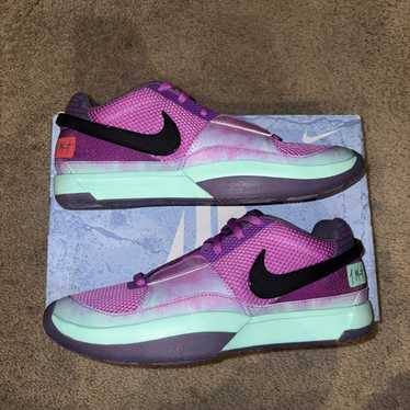 シューズ(男性用) NIKE JA 1 XMAS EP 10.5 US Nike Ja 1 Christmas Purple Green FV5558-500 Men's Basketball