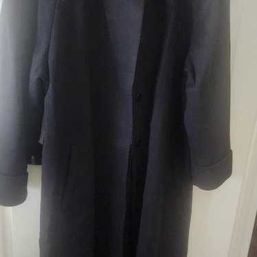 Albert Nipon Women's Coat - Black - 14 – Vtg Albe… - image 1