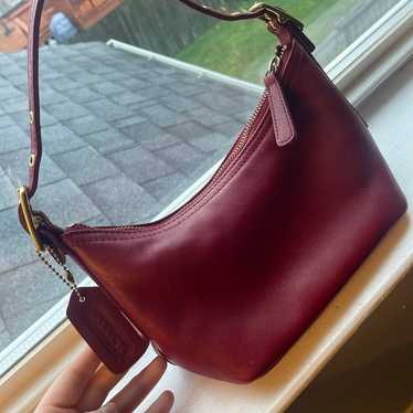 未使用保管品 vintage coach old Suede demi hobo Vintage suede hobo coach - Gem