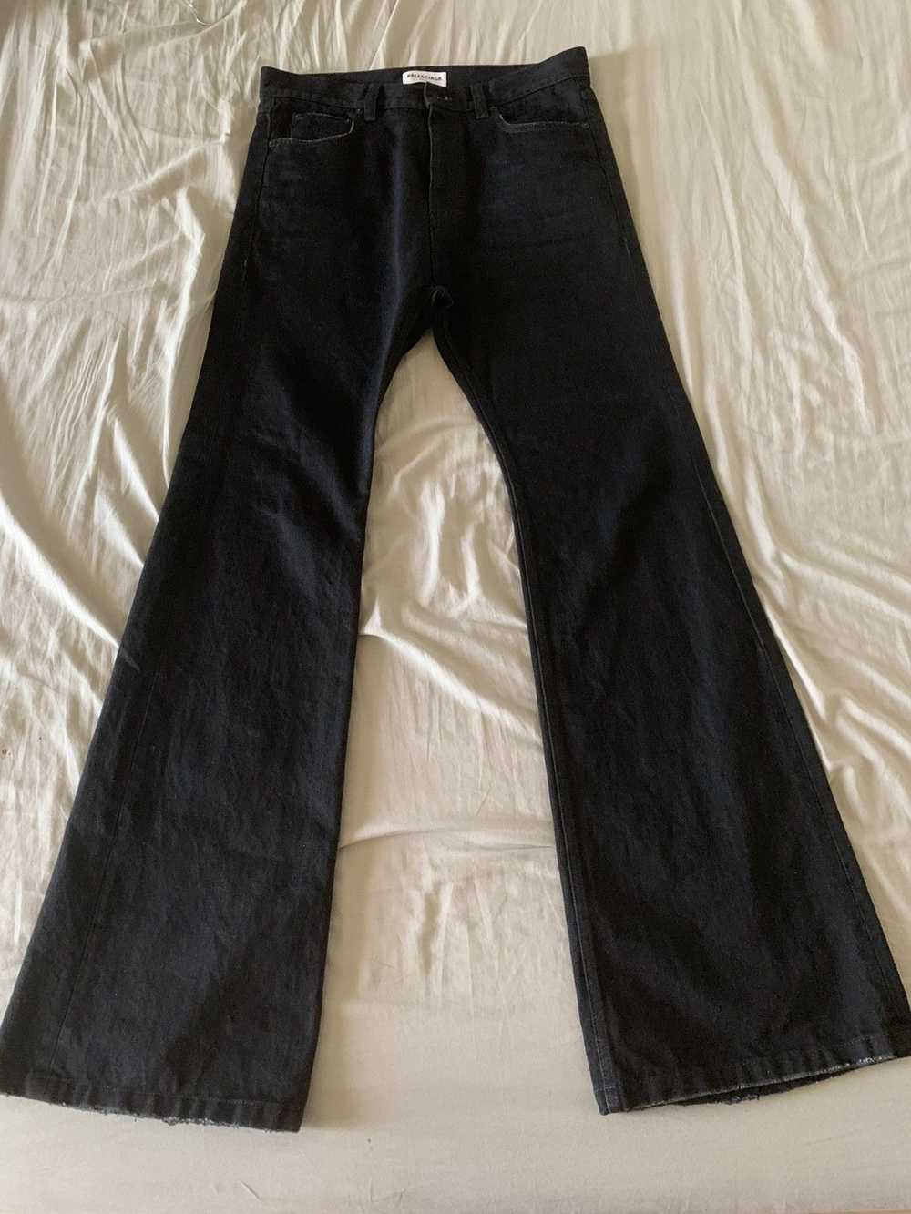 BALENCIAGA　Flared Lost tapes Black ズボン Flared pants
