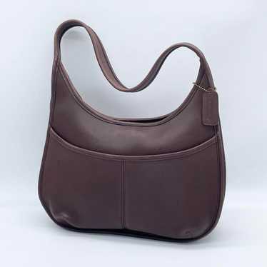 バッグ old COACH ergo leather shoulder bag y2k OLD COACH Ergo 9020 Zip Hobo Shoulder Bag Brown Vintage