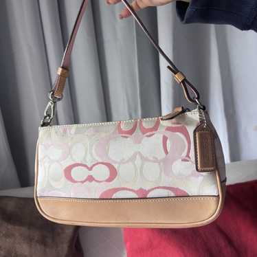 まとめ　coach signature mini hand bag COACH handbag pouch signature mini bag pochette Used item