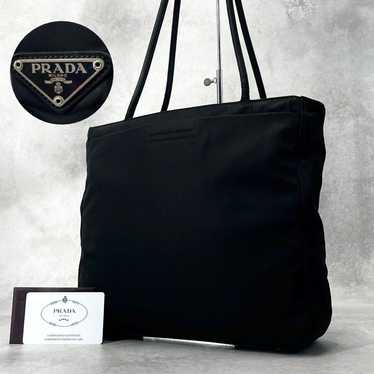 バッグ y2k 90s 00s archive prada leather bag PRADA Black Leather Shoulder Handbag Y2K Vintage Archive 90s