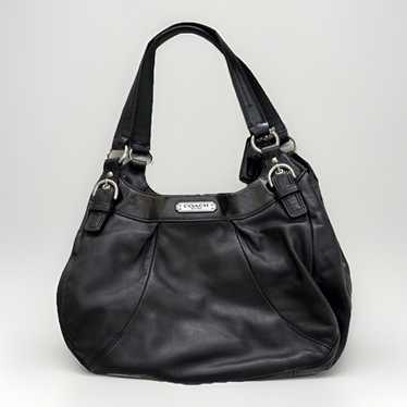 バッグ COACH soho leather shoulder bag y2k 9662 Vintage Coach Shoulder Hand bag Soho 1461 Black Leather Y2K