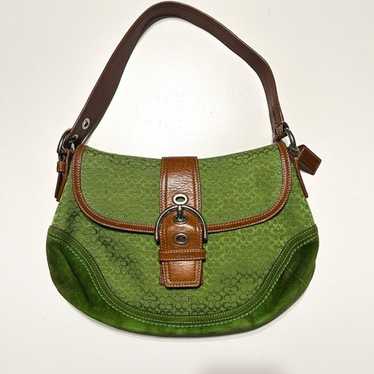 バッグ Coach Soho Green Suede Buckle Wristlet Coach | Bags | Coach Soho Green Suede Bag | Poshmark