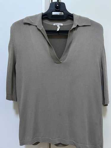 Hermès by Margiela cashmere globe HERMÈS BY MARGIELA CASHMERE AND SILK KNIT TOP – MIES