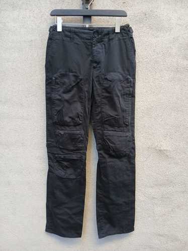 HELMUT LANG 本人期 CARGO POCKET JEANS New Helmut Lang Multipockets Cargo Flight Brown Zipper Men