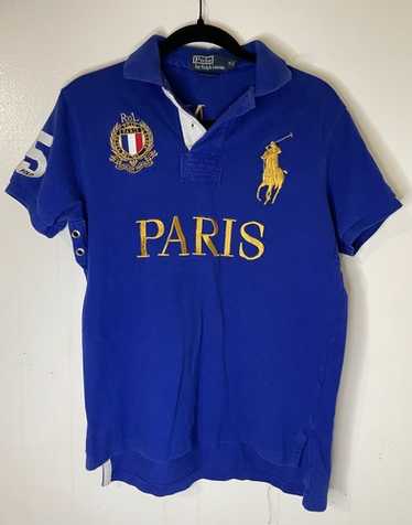 トップス Polo Ralph Lauren Chief Keef Blue France Polo Ralph Lauren Chief Keef France Racing Polo | Depop