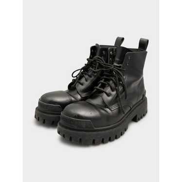 バレンシアガ　BALENCIAGA STRIKE size36 Men's Strike Lace-up Boot in Black | Balenciaga CA