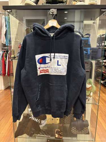 トップス Supreme Champion Hooded Sweatshirt Navy Supreme Champion Zip Up Hooded Sweatshirt Navy Men's - SS24 - US