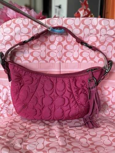 Coach y2K Vintage Pink Quilted Soho Bag Shoulder Bag … - Gem