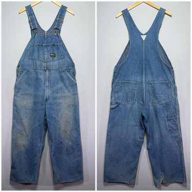 70’s Vintage OSHKOSH Denim Coverall:40R 70s oshkosh denim coverall - Gem