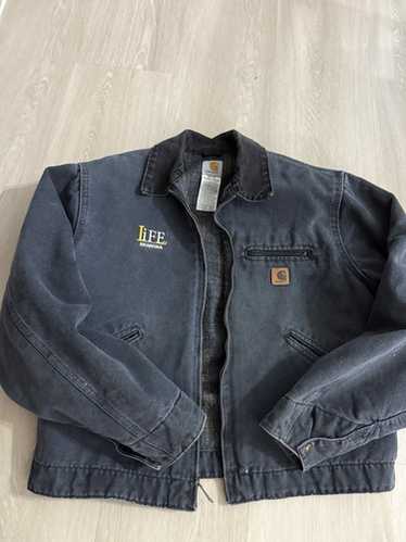 Carhartt デトロイトジャケット J97 PTL Made in USA Carhartt(カーハート) / デトロイトジャケット/L/コットン/NVY