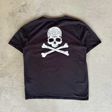 mastermind Japan スカル刺繍半袖シャツ Mastermind Japan Shirt Mens Large Black Short Sleeve