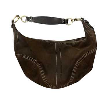 未使用保管品 vintage coach old スウェード suede Vintage COACH Soho Suede Shoulder Bag 9482 - Etsy