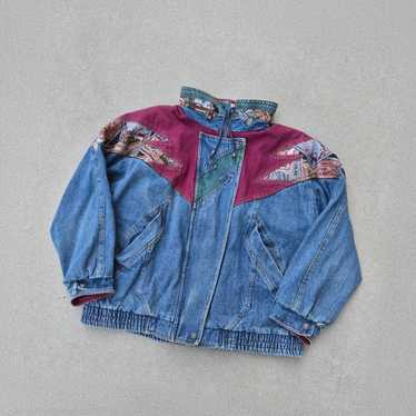 ジャケット・アウター 90s Current Seen Patchwork Denim Jacket 90s Current Seen Patchwork Denim Jacket