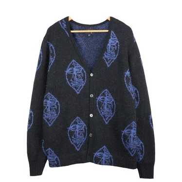 希少 old stussy mohair cardigan 90s Stussy Mohair Black Mask Cardigan | eBay