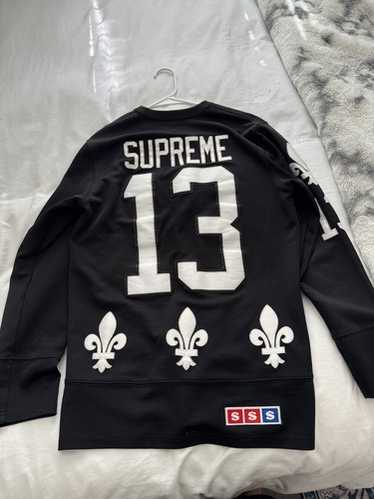 トップス Supreme fleur de lis hockey top 2013AW Supreme Fleur de lis Hockey Top (FW13)