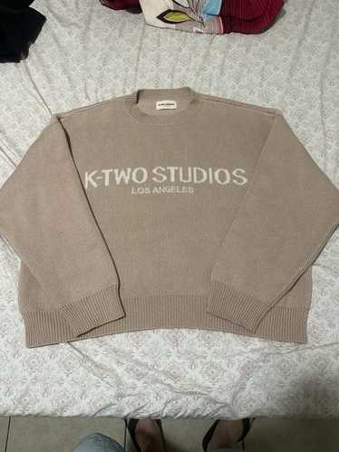 トップス Ktwo Studios Knit Brown Ktwo Studios Knit Brown