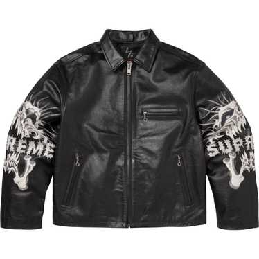 Y's Yohji Yamamoto レザーロングボンバージャケット GABARDINE N-SINGLE LAYER W LONG JKT(S Black): Vintage 1.1