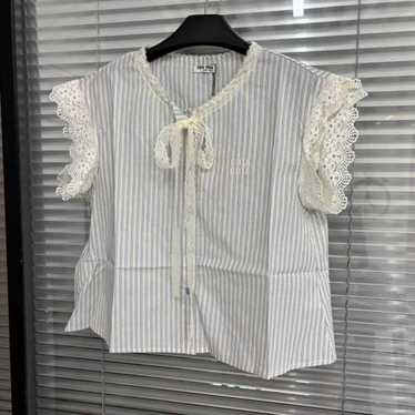【Sima Akari】Miu Miu design blouse 40 Sima Akari様 専用】Miu Miu design blouse 40