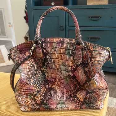 Multicolor Python-Print Women's Bag With Matching… - image 1