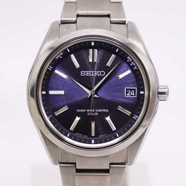 SEIKO セイコー BRIGHTZ ブライツ 7B24-0AT0腕時計 稼働品 人気の黒文字盤 セイコー ブライツ 電波ソーラー 7B24-0AT0