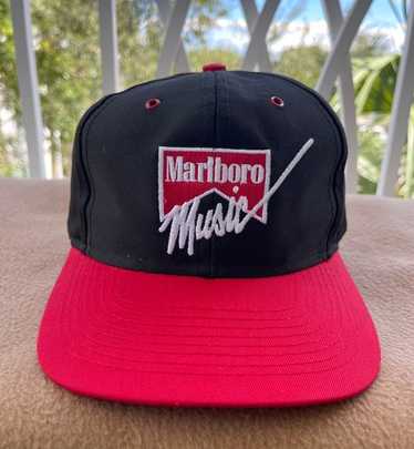 (激レア)80s marlboro cap usa vintage Rare Vintage 80s 90s Marlboro Cigarettes Snak Big Logo