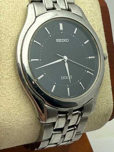 時計 SEIKO DOLCE 8J41-OAJ1 Seiko Dolce 8J41-0AJ1 Quartz Silver Dial Mens Watch