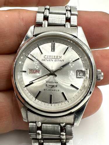 CITIZEN SEVEN STAR Deluxe 自動巻き腕時計 Today's Watch – Citizen Seven Star Deluxe, 21 Jewels