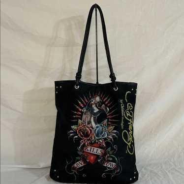 バッグ vintage ed hardy design bag Vintage Ed Hardy Messenger Bag Crossbody Female Indian Chief