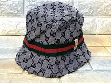 帽子 GUCCI 00's Sherry line GG bucket hat GUCCI 00's Sherry Line GG Bucket Hat Size M Made In Italy