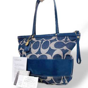 Coach denim signature tote - Gem